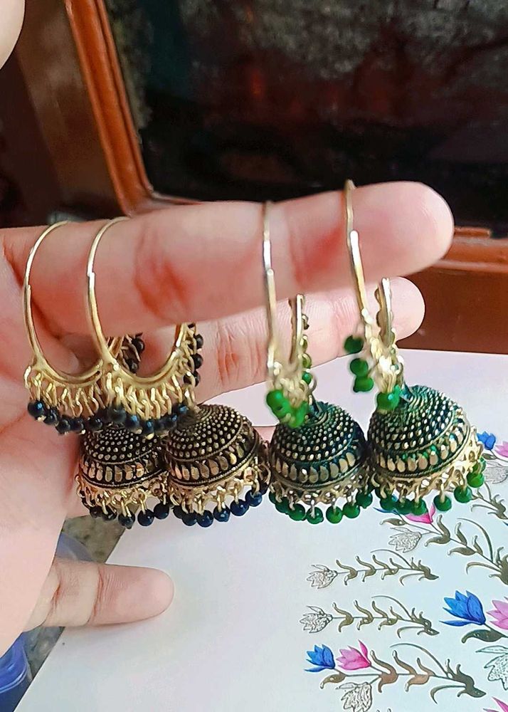 Jhumka Hoop Earrings (COMBO)