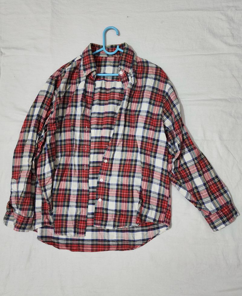 Checked Red Shirt