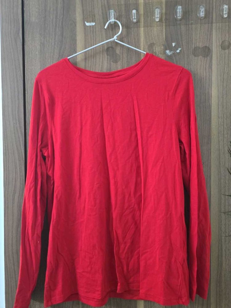 Red Long Sleeve T-Shirt