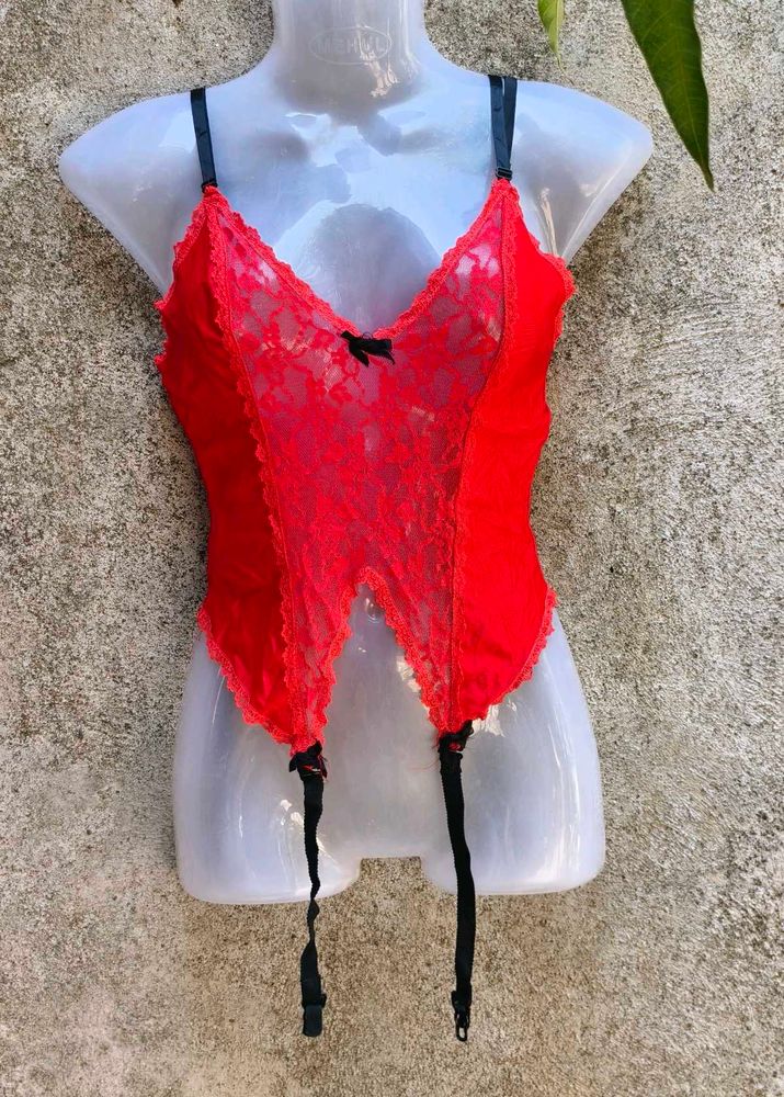 892 SEXY RED CORSET