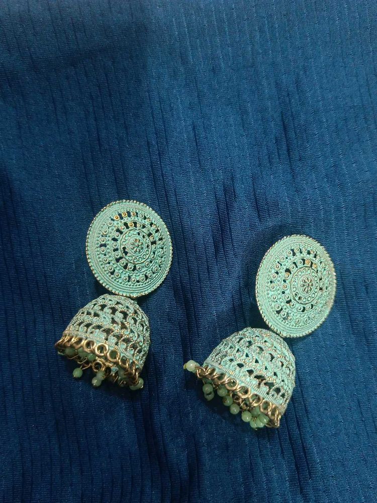 Sea Green Earings