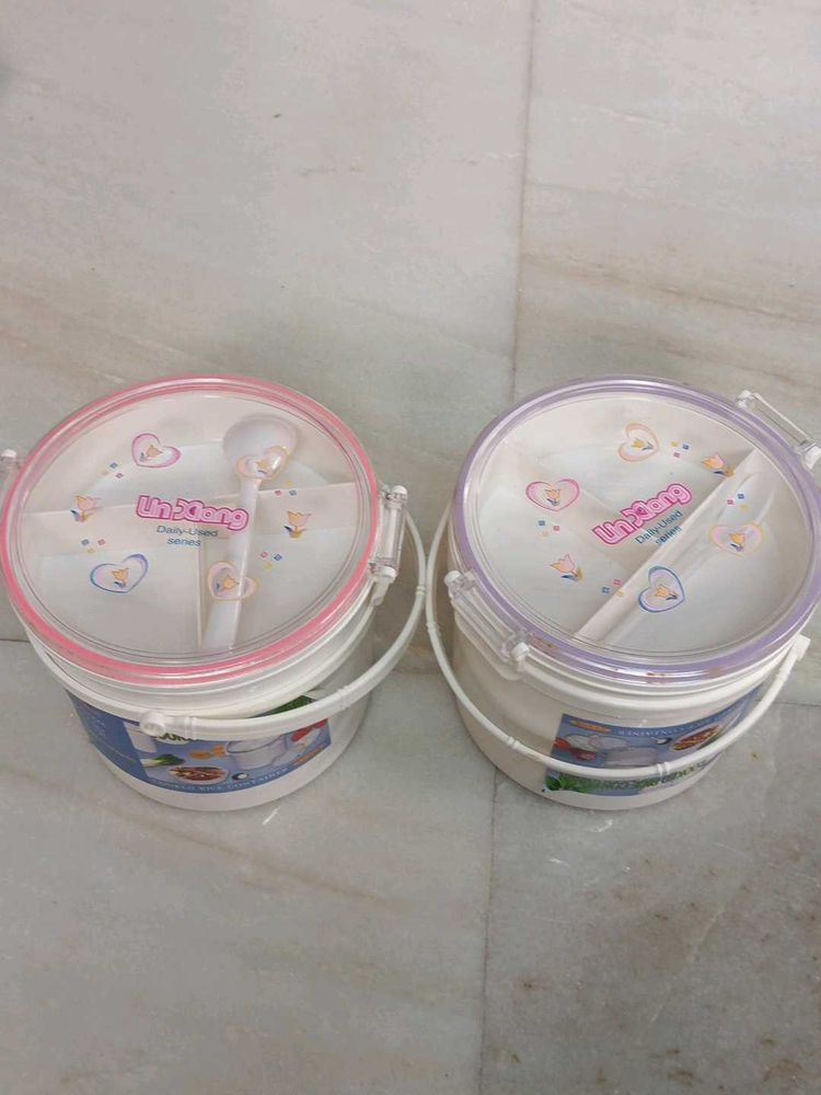 Set of 2 Korean Aesthetic Food Container