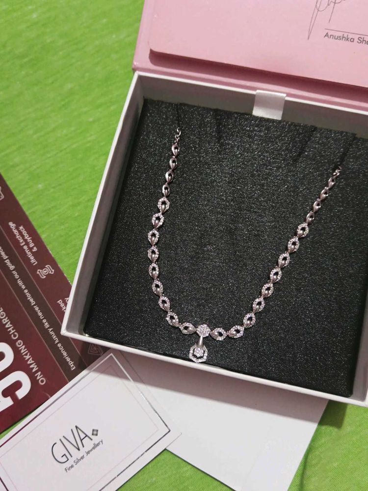 GIVA Silver Necklace