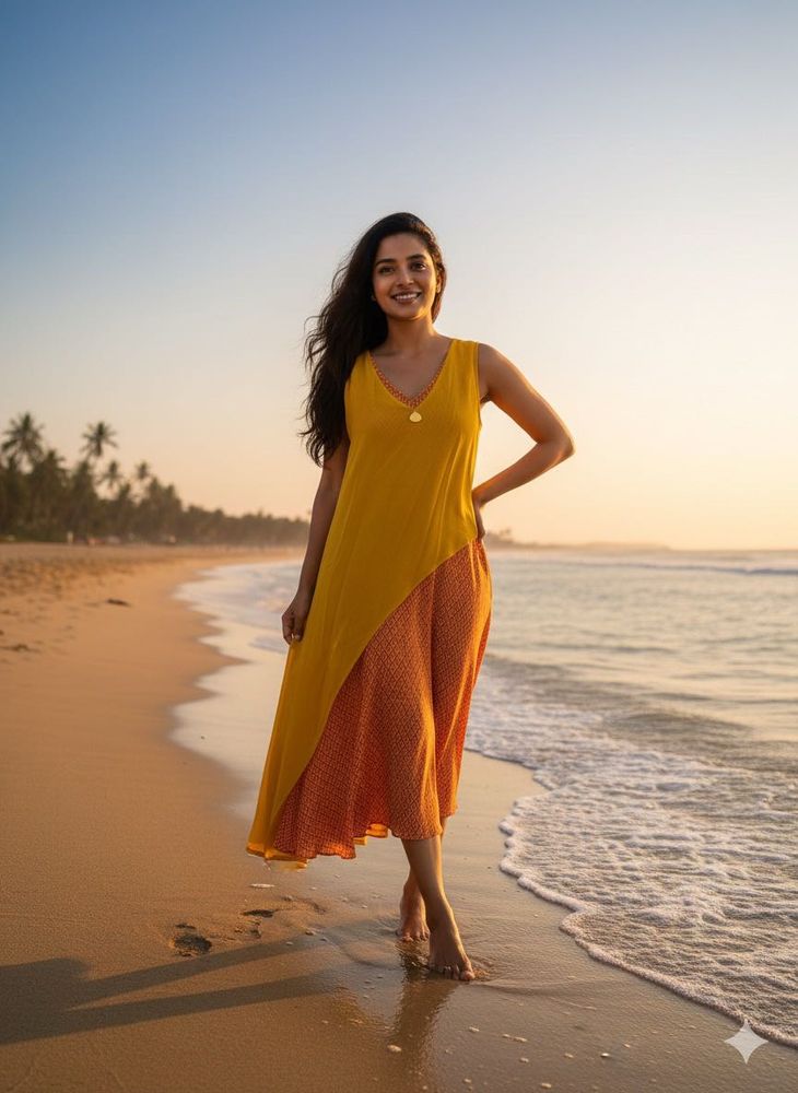 Stylish Asymmetric Dress