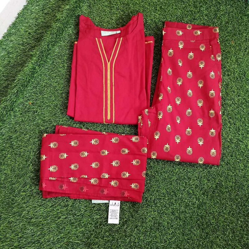 Kurta With Pant Duppata