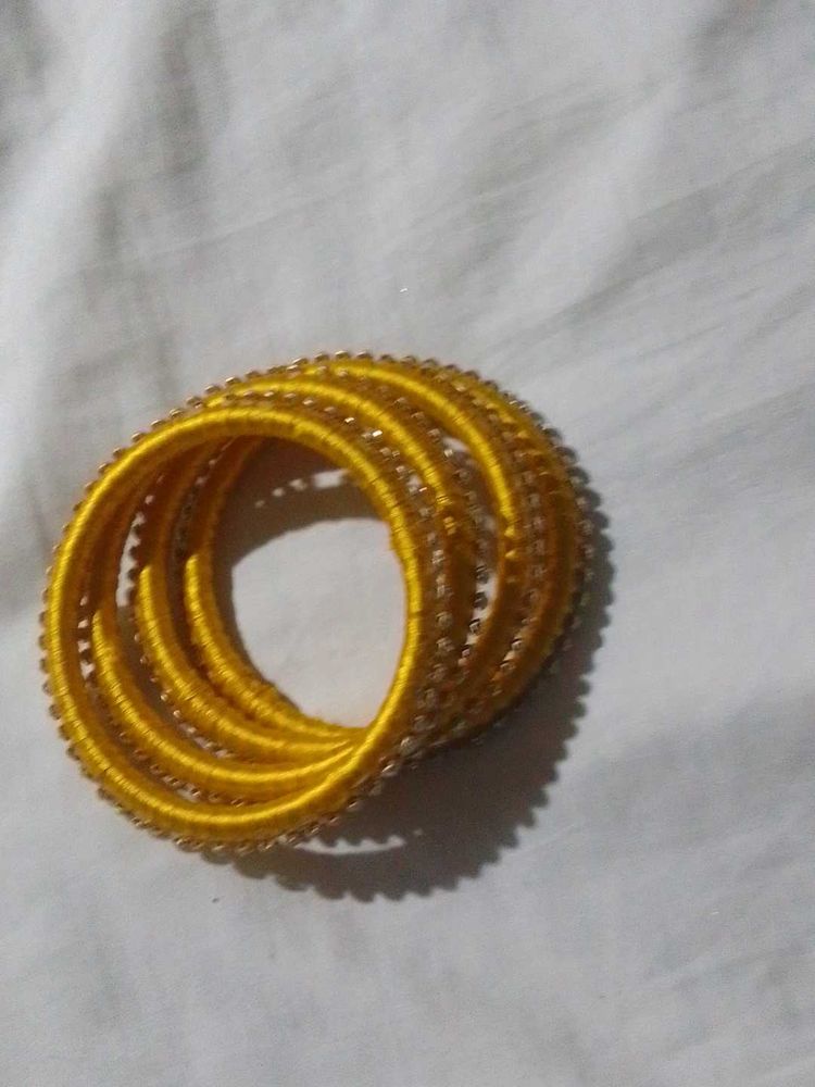 Yellow Bangles Set