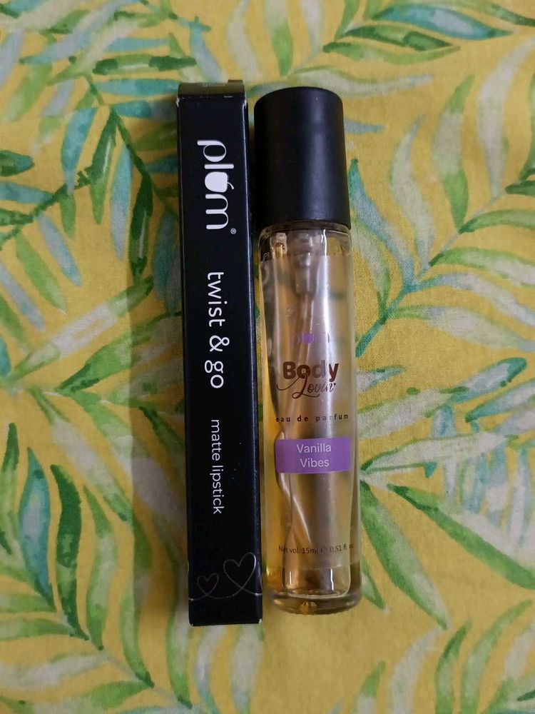 Plum Perfume Lipstick Combo