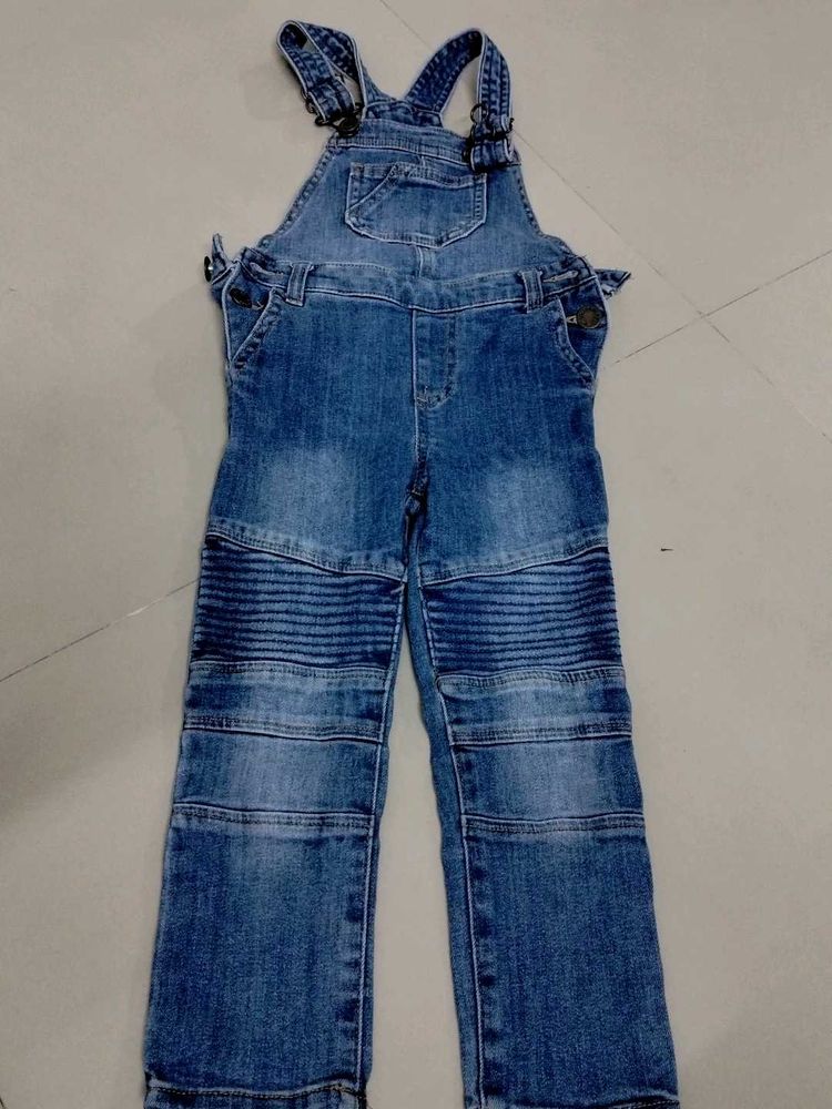 Denim Jumpsuit For 4-5 Year Girl
