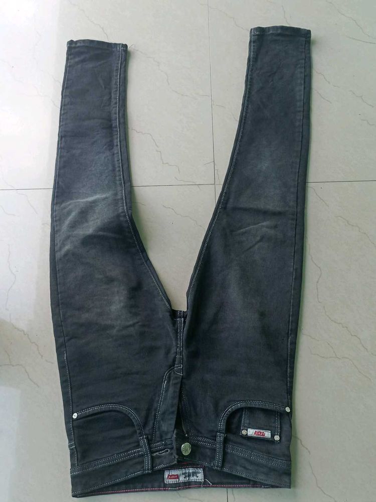 Stylish Grey Denim Jeans