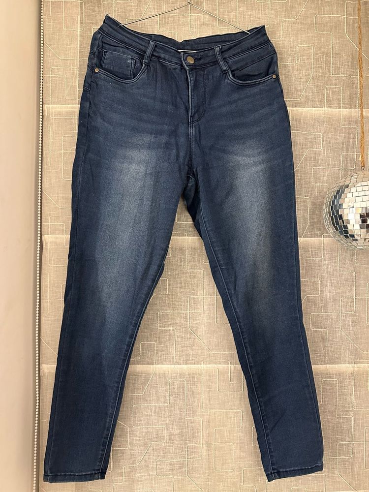 Dark Wash Denim Jeans