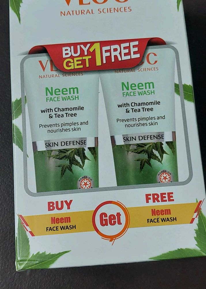 Vicco Neem face wash buy 1get 1