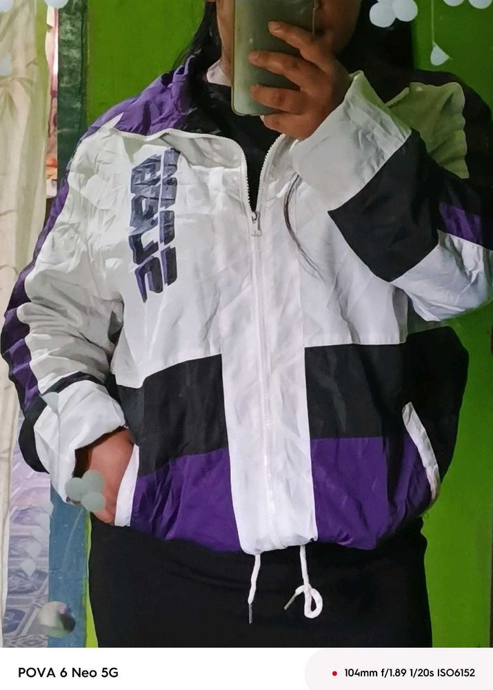 Stylish Color Block Jacket