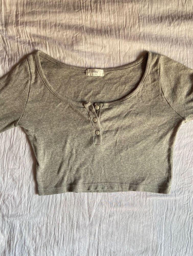Korean Grey Top🩶