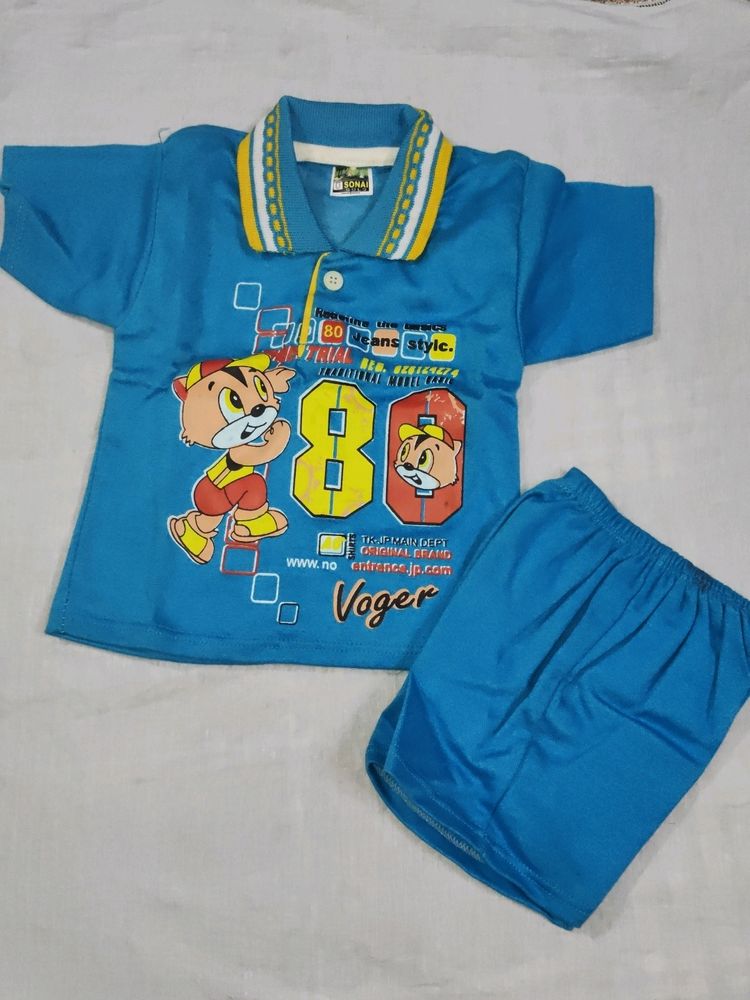 Baby Boy Tshirt And Pant Set
