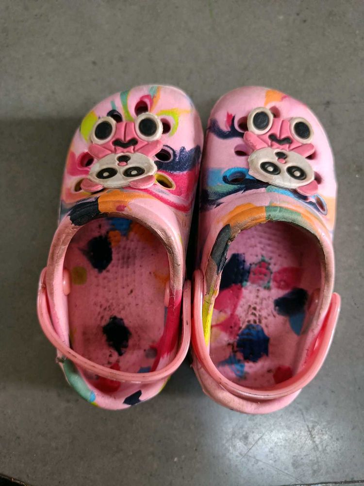 Pink Character Clogs