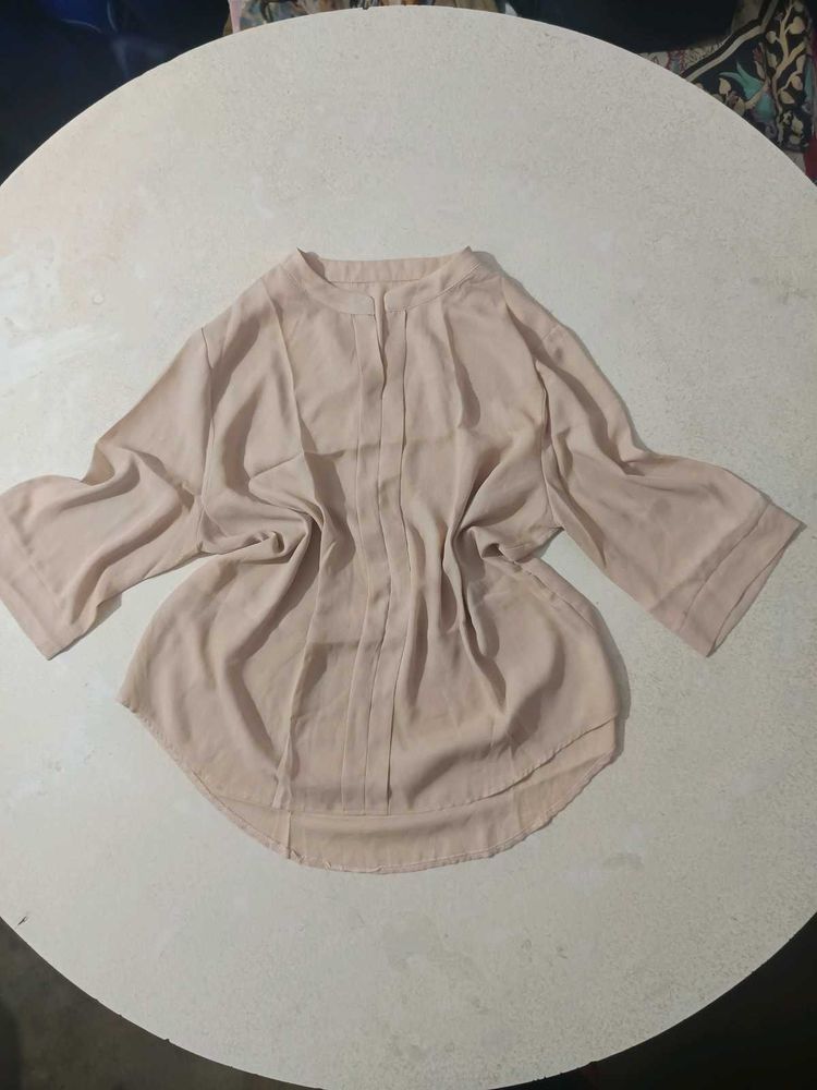 Nude Colour 3/4th Sleeve Shirts