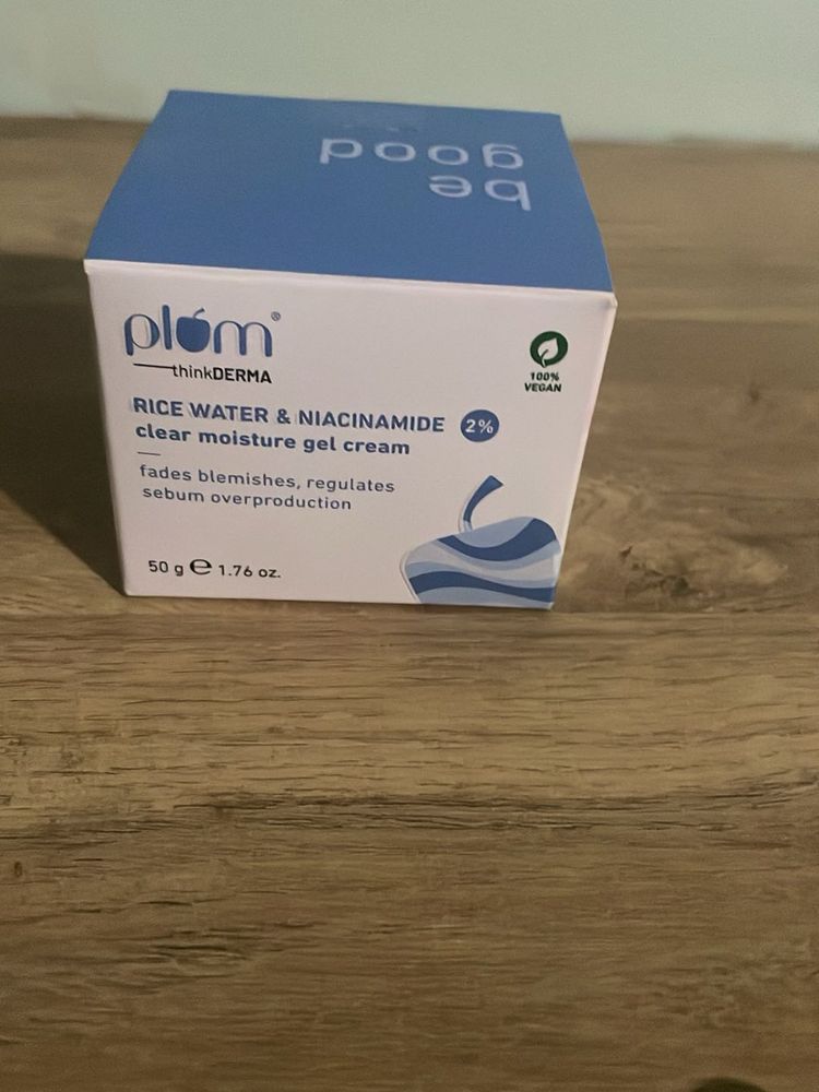 Plum Rice Water &amp; Niacinamide Gel Cream
