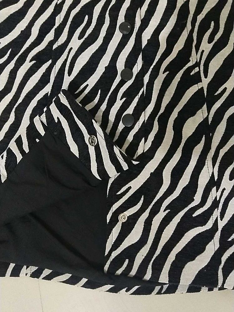 Zebra Print Party Wear