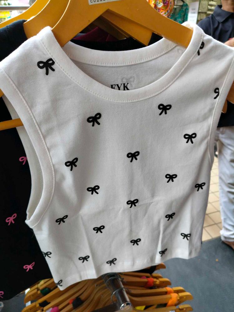 🎀Bow Tank Top Combo Of 2🎀