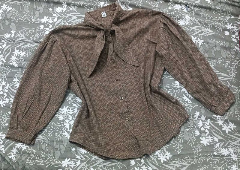 Brown Korean Style Formal Shirt