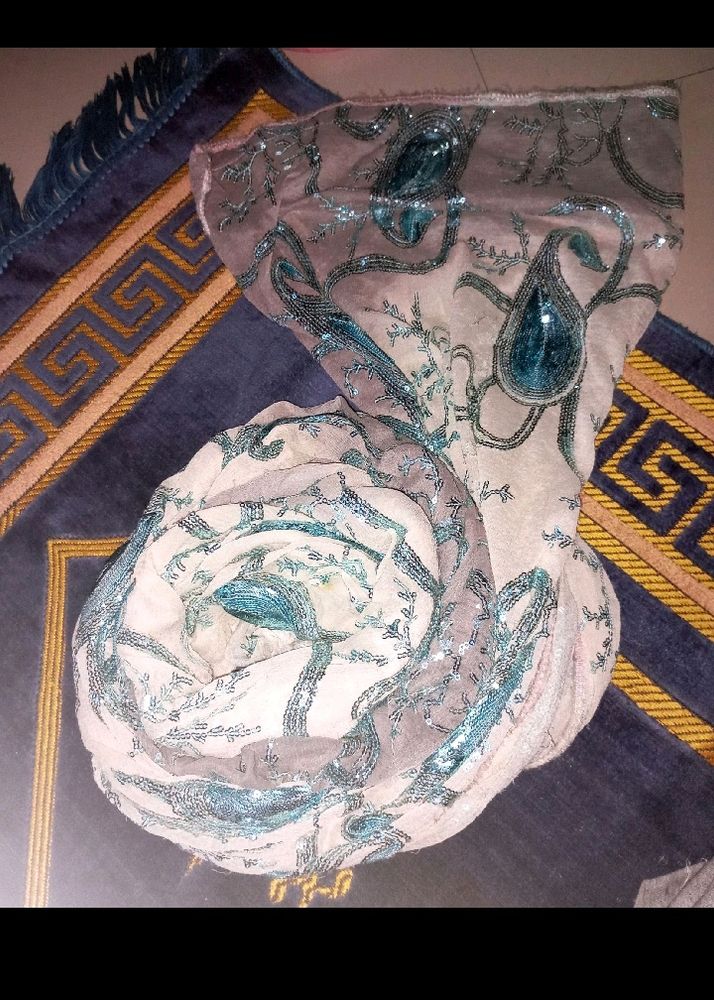 Beautiful 😍 Heavy Work Long Dupatta
