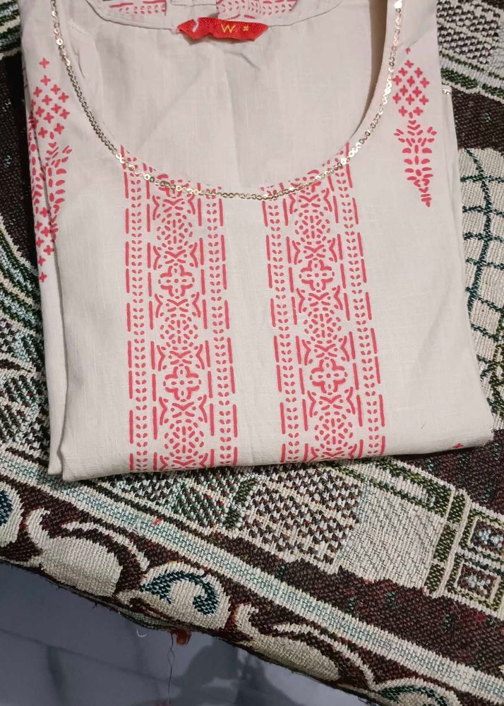 W Brand Kurti One Time Used
