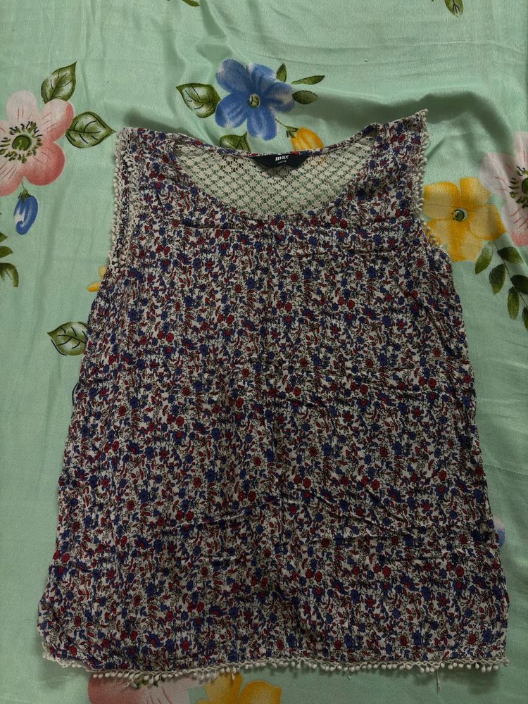 Floral Print Tank Top