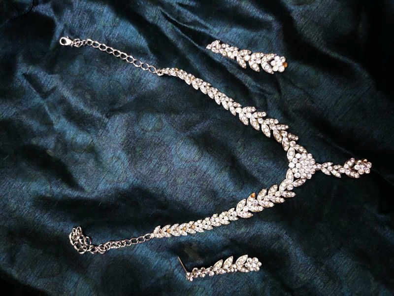 silver necklace