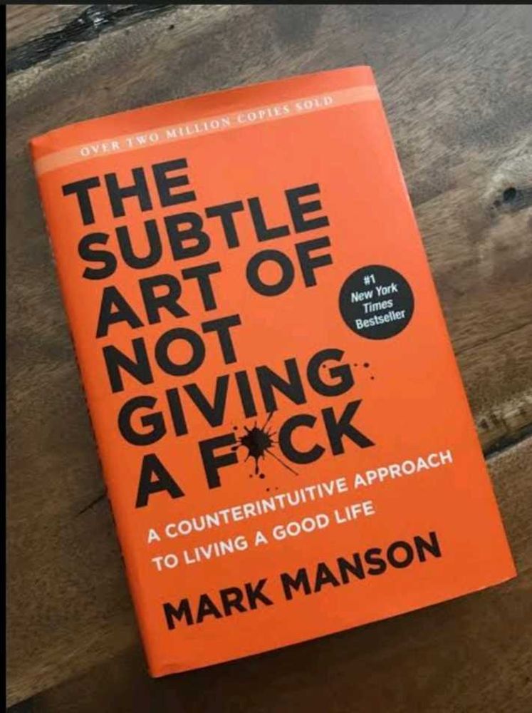 &#34;The Subtle Art of Not Giving a F*ck&#34; Book