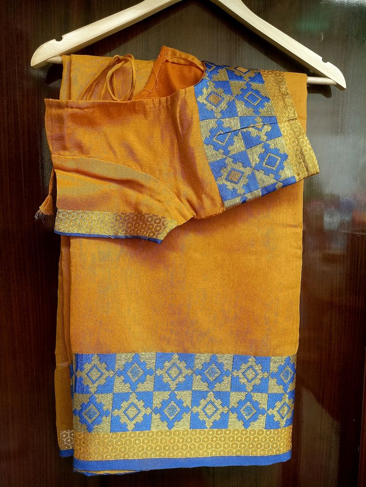 Price Drop- Saree With Banarsee Border