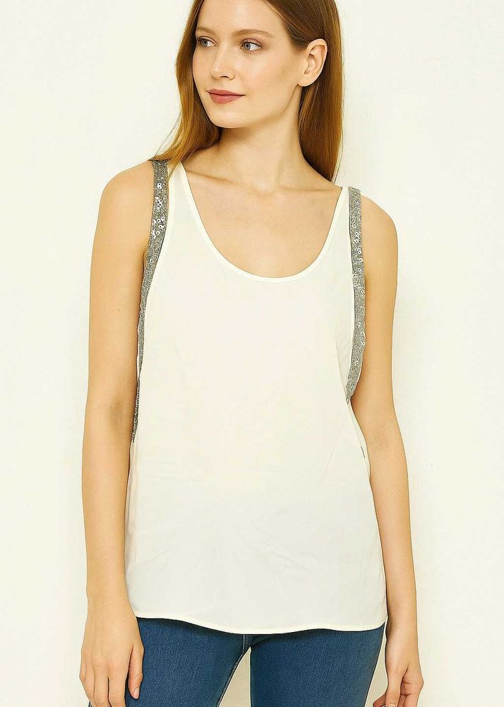 Trendy New Sequin Strap Tank
