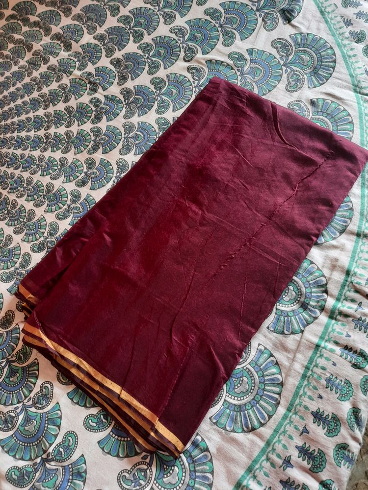 Maroon Saree
