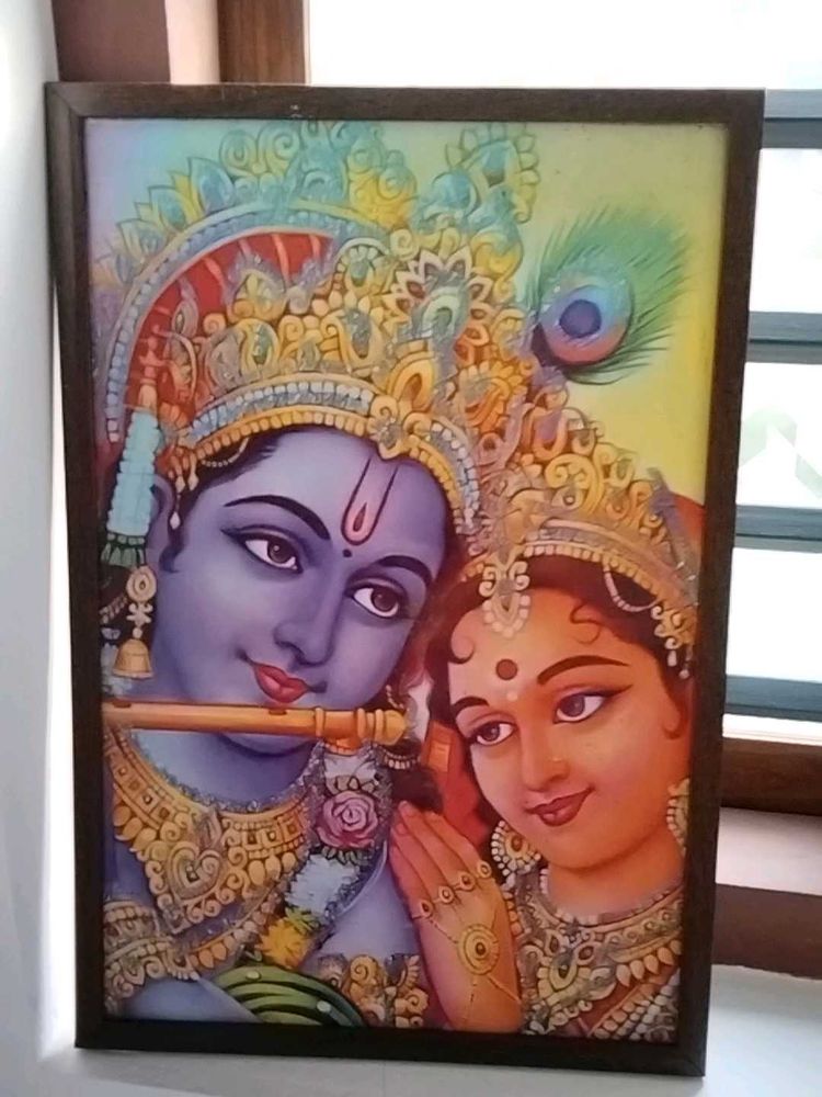 Krishna Radha Framed Artwork