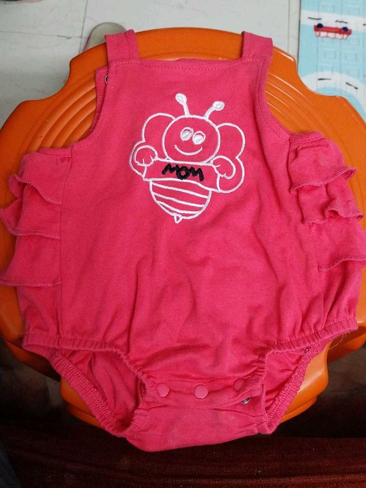 Cute Bee Design Baby Romper