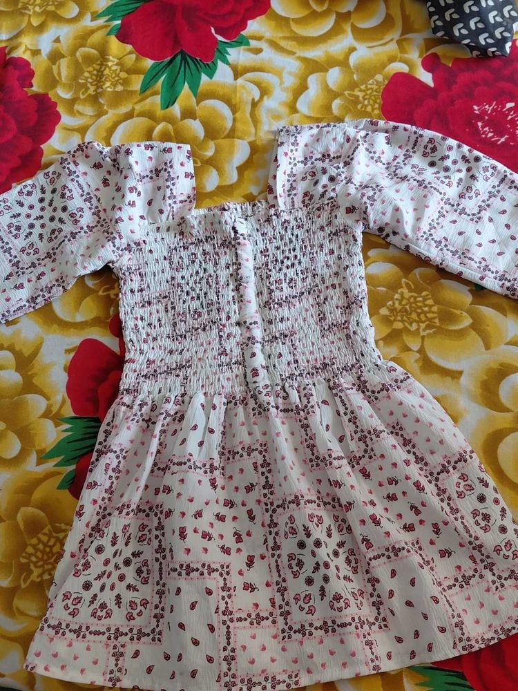 Floral Print Girls Dress