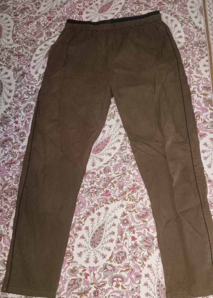 Men&#39;s Brown Drawstring Joggers