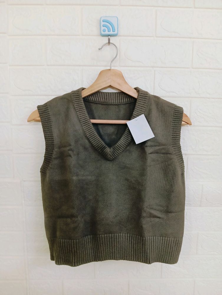 Korean Crop Sweater