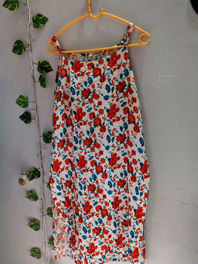 Flower print kurti