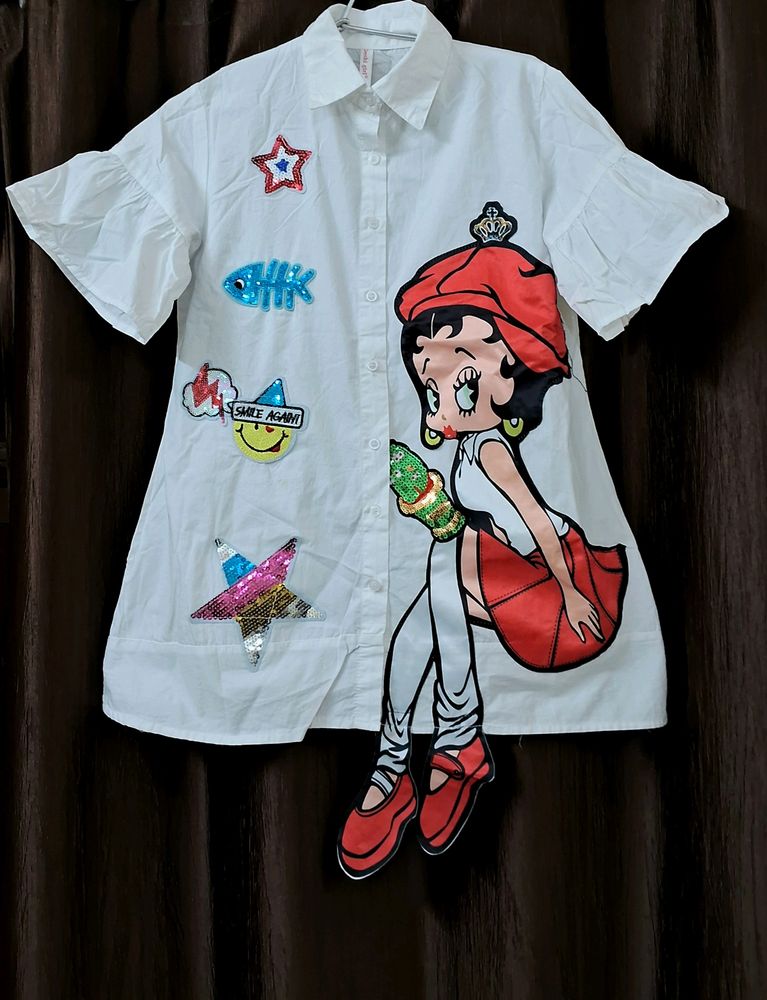 Girl&#39;s |Women&#39;s Funky cartoon Trending Dress