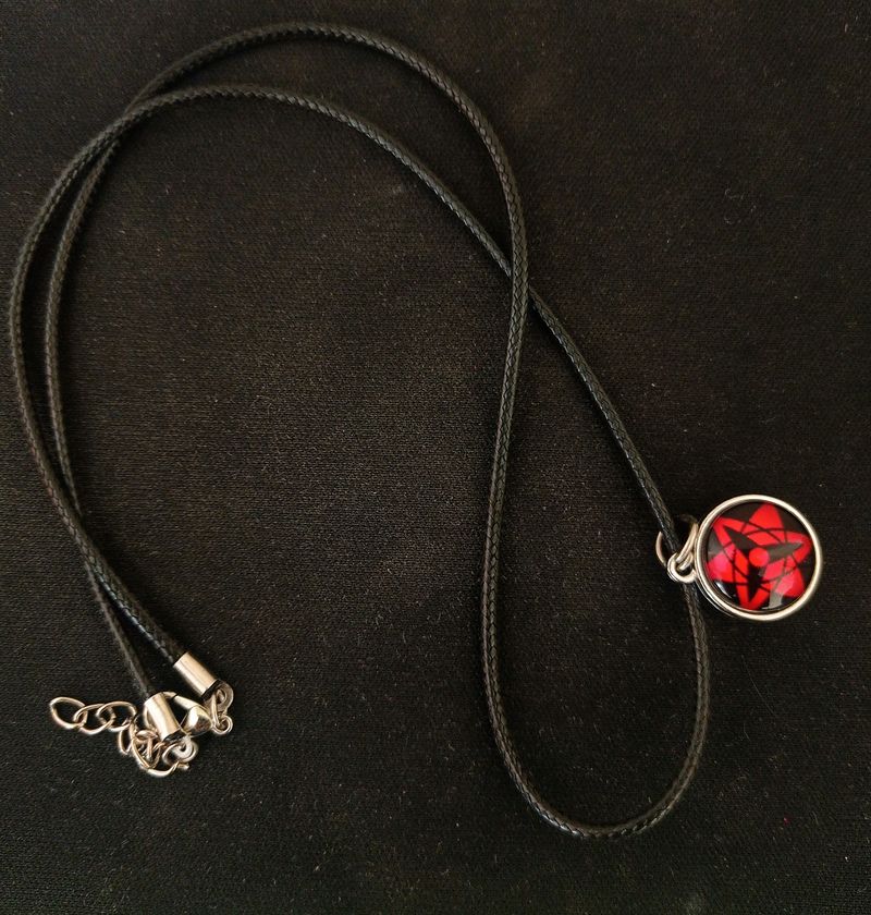 Sasuke Mangekyou Sharingan Chain Or Necklace.