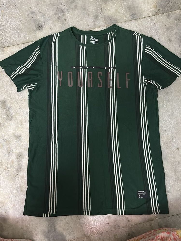 Striped Green T-Shirt