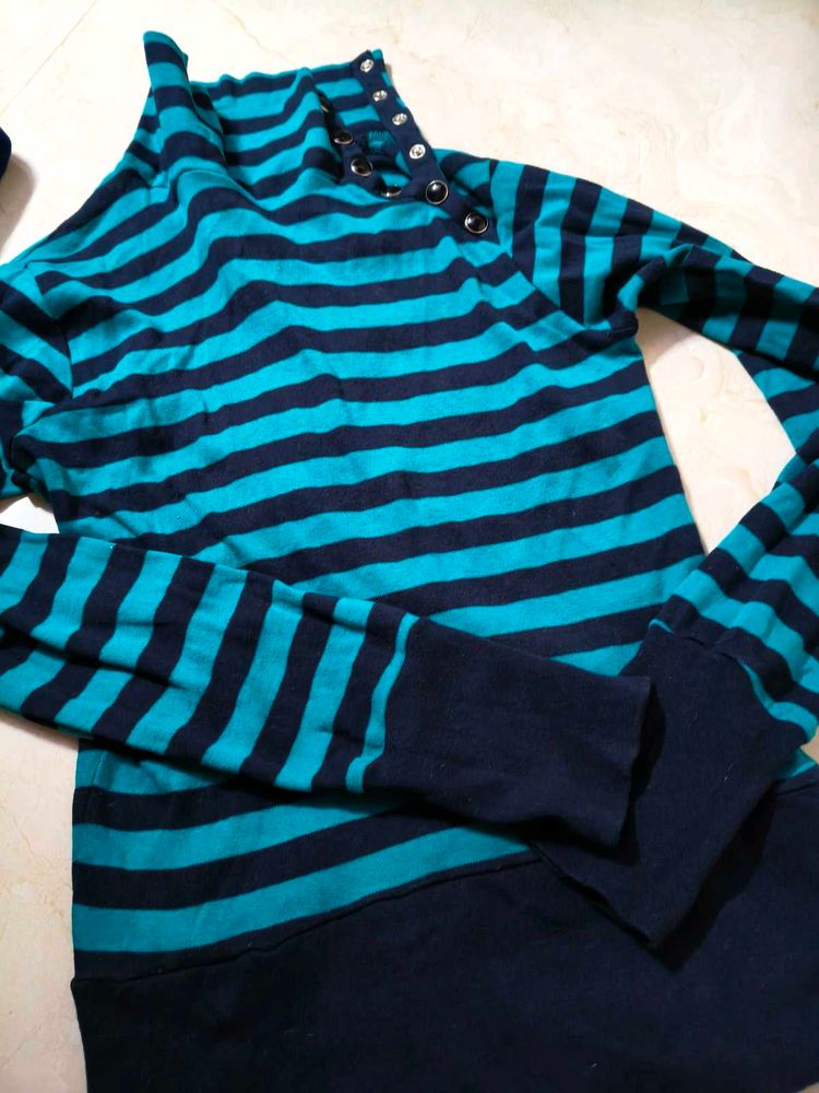 Striped Long Sleeve Top