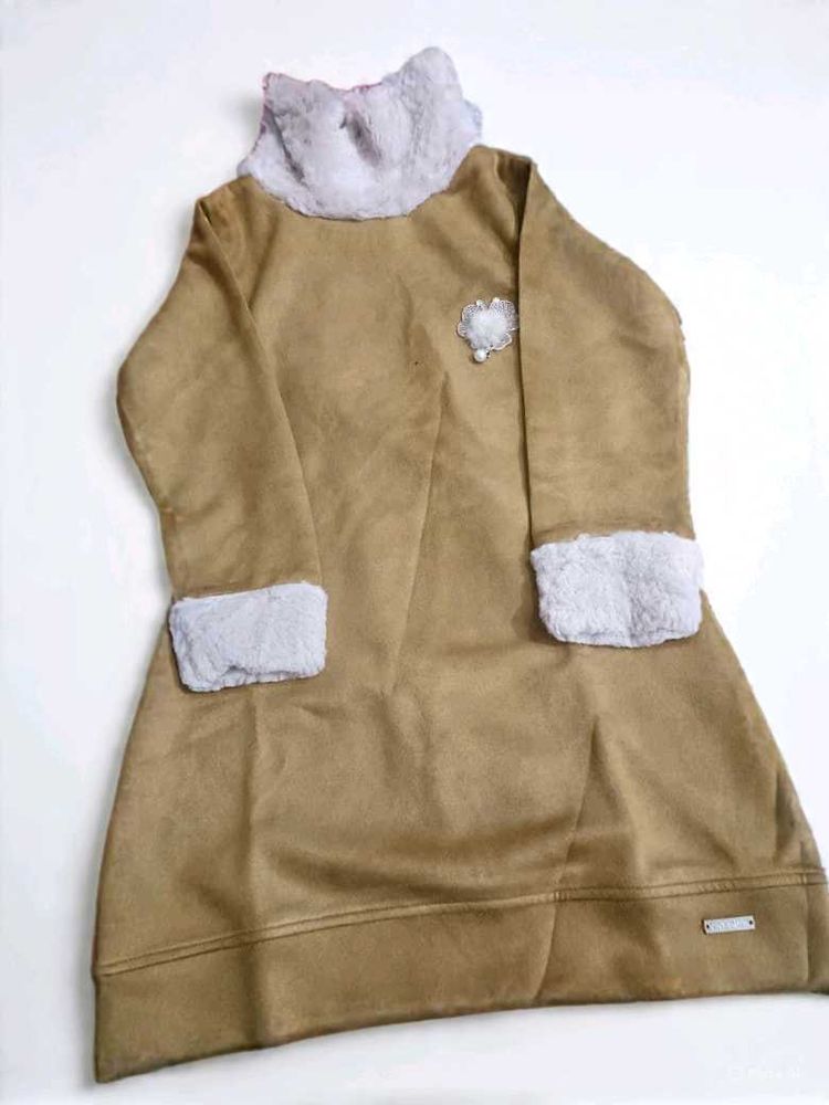 Cozy Faux Suede Dress