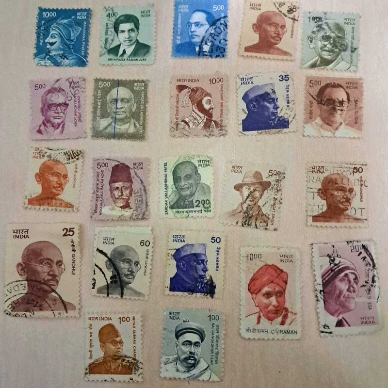 21 Indian Personalities Stamps