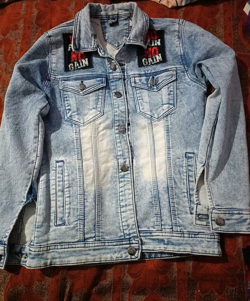 Light-Washed Denim Jacket