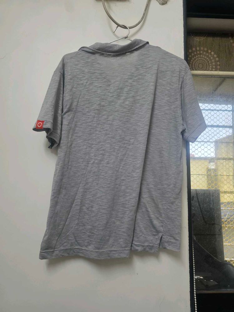 Gray Polo Shirt