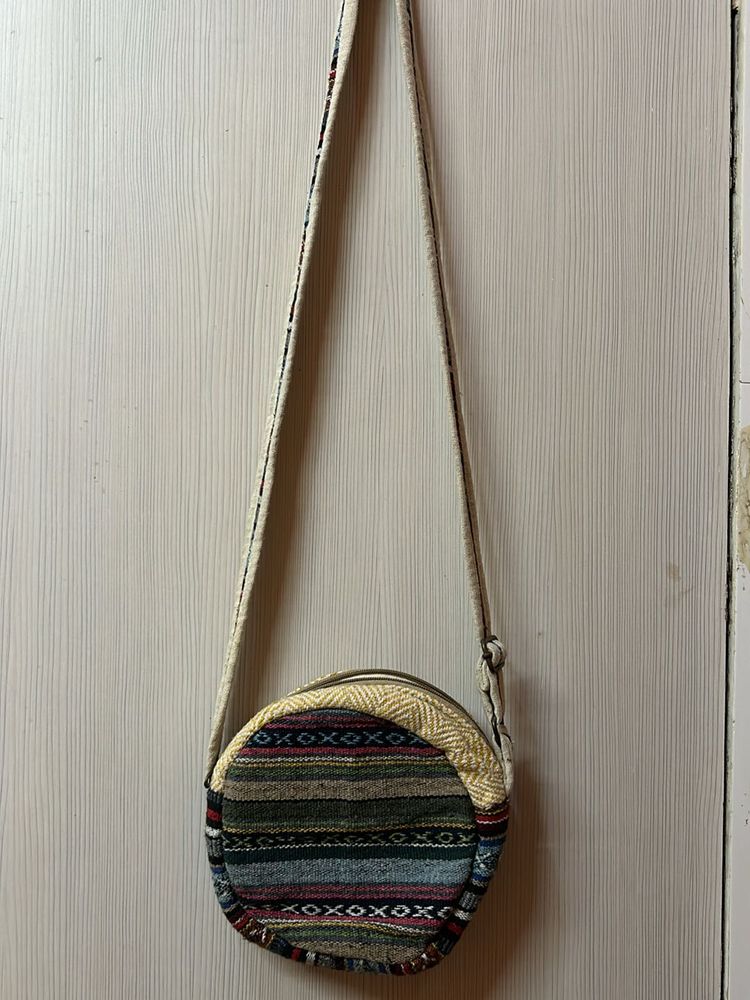 &#34;Eco-Friendly Himalayan Hemp Shoulder Bag”