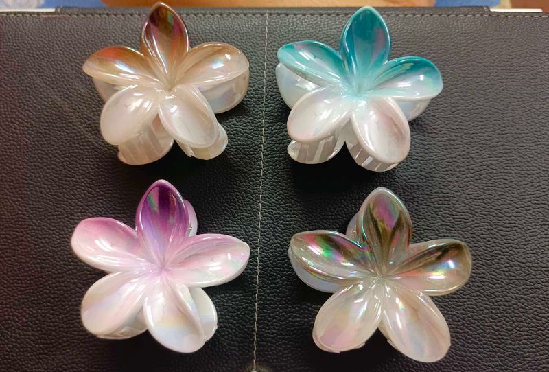 Flower Hair Clips (Set of 4)