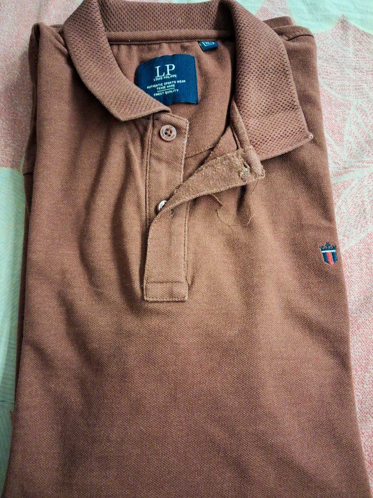 Xl Size Brown Color T - Shirt