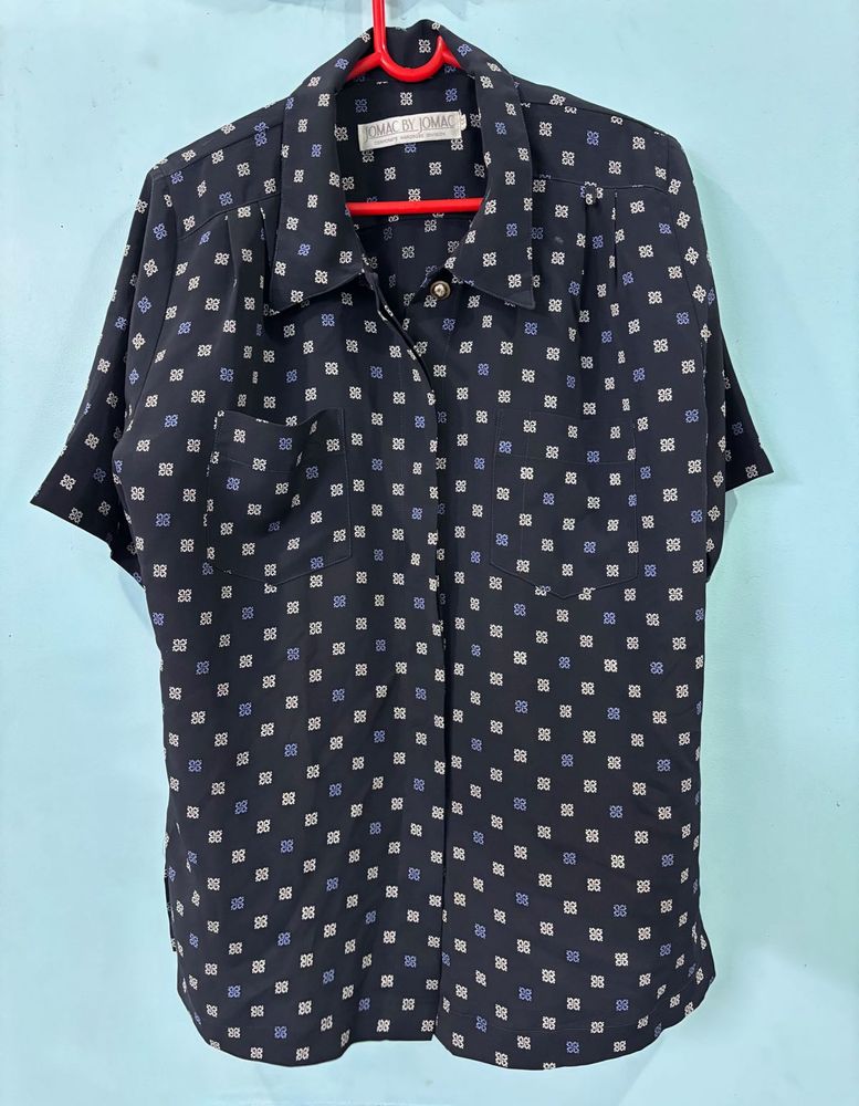 New Printed Blue Shirt